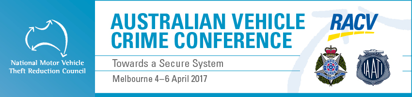 Australian Vehicle Crime Conference Banner